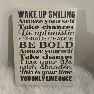 GREAT CONDITION! Canvas wall art!